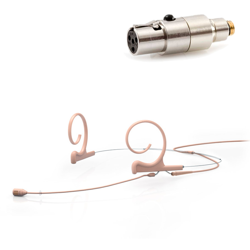 DPA 4288-DC-F-F10-MH - 4288 CORE Directional Flex Headset Mic, 100 mm Boom, Beige, TA4F Mini-XLR