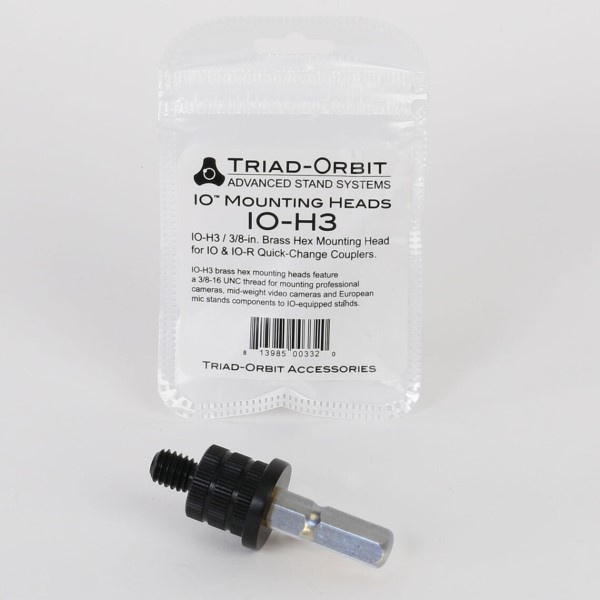 Triad Orbit IO-H3 - IO 3/8 Quick-Change Coupler Head