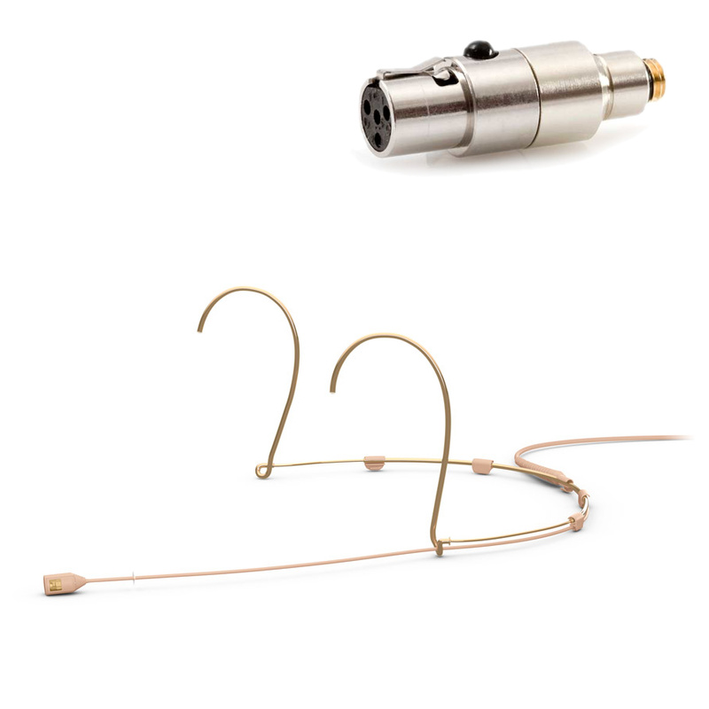 DPA 4088-DC-A-F10-LH - 4088 CORE Directional Headset Mic, Beige, TA4F Mini-XLR
