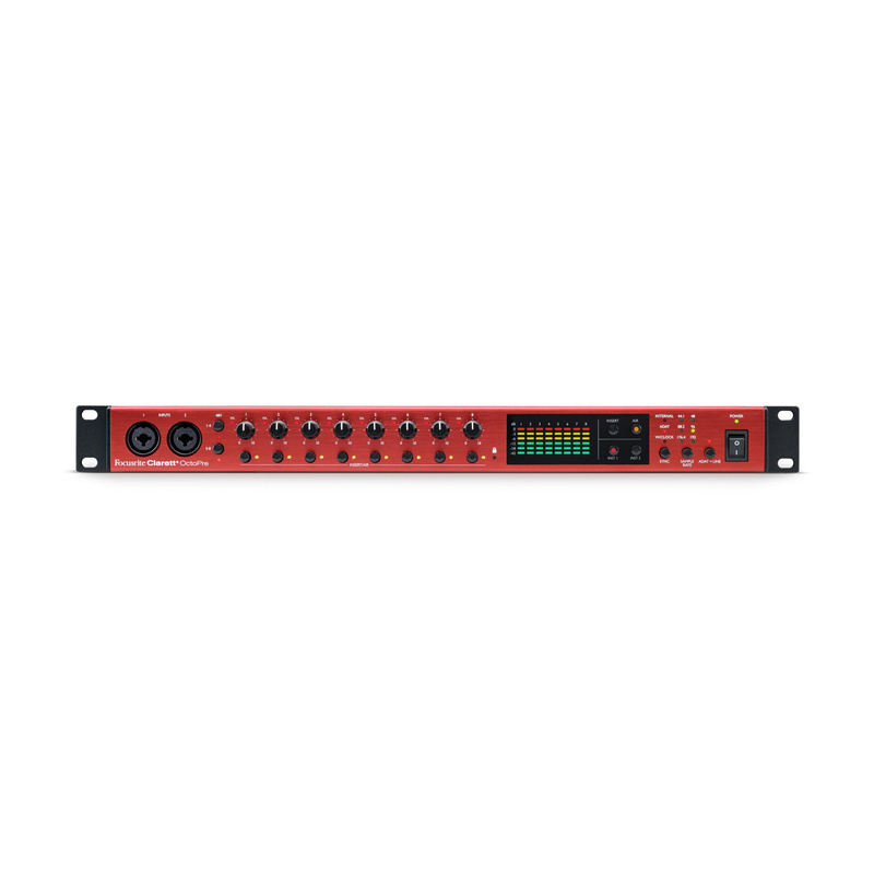 FOCUSRITE Clarett+ OctoPre – 8-kanałowy preamp z ADAT