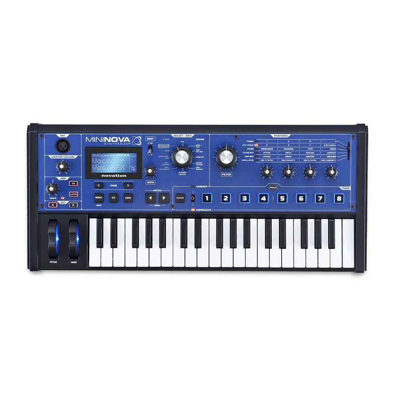 NOVATION MiniNova – syntezator wokalny z vocoderem