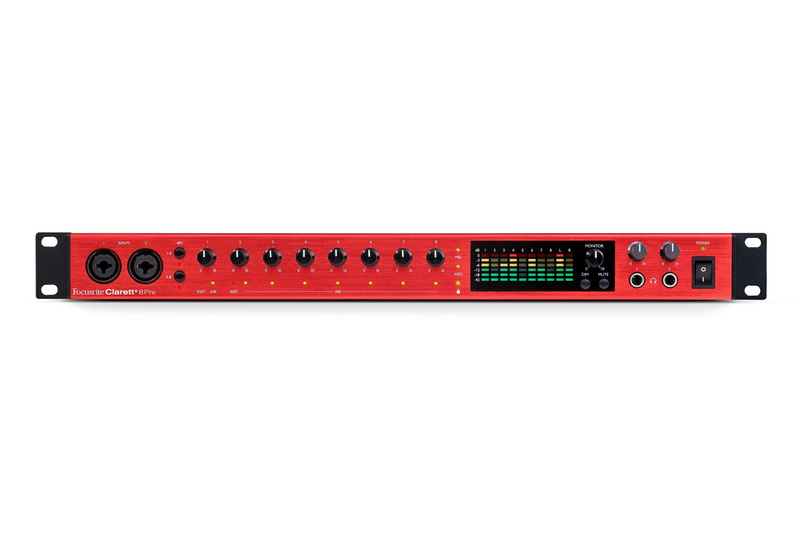 FOCUSRITE Clarett+ 8Pre – interfejs audio USB-C 18x20