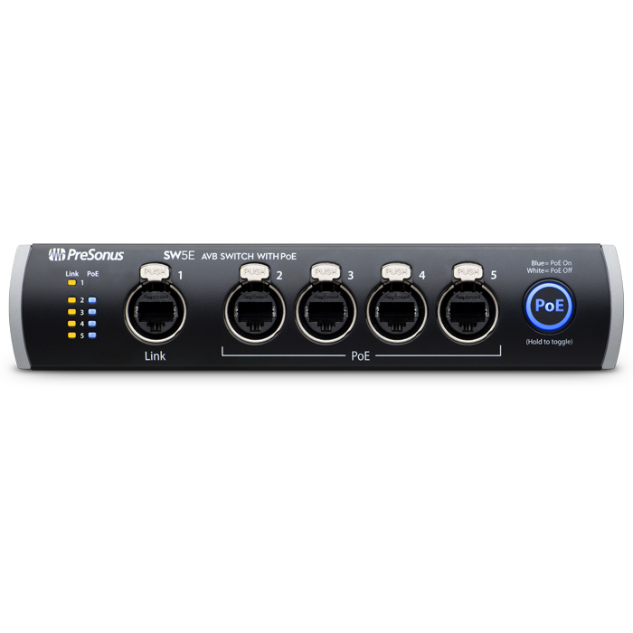 PreSonus SW5E - 5-portowy switch AVB z PoE