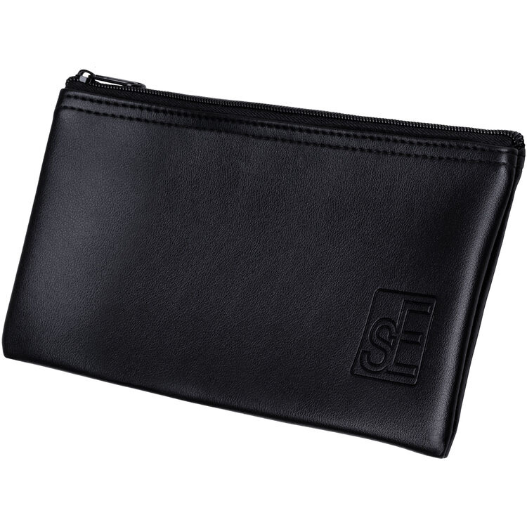 sE MP02-6P - Skórzane etui z zamkiem błyskawicznym na mikrofon, sześciopak