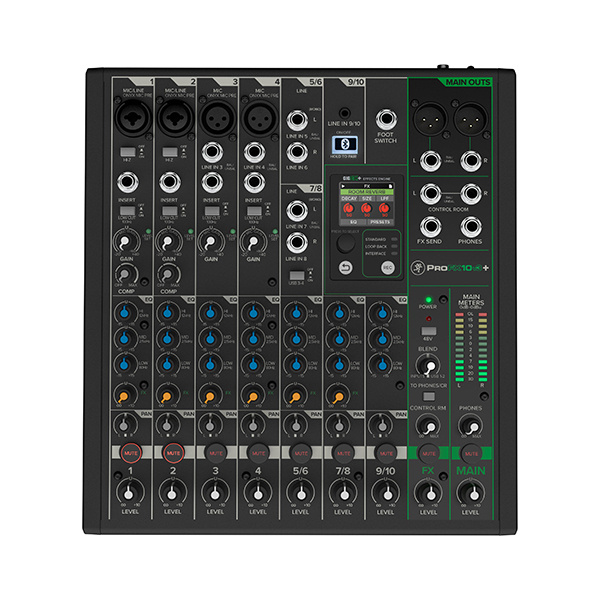 Mackie ProFX10v3+ - Analogowy mikser z USB i Bluetooth