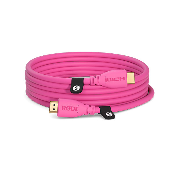 RODE HDMI CABLE 3P - Kabel 3m różowy