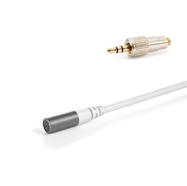 DPA 6060-OC-U-W34 - 6060 CORE Omni Submini Mic, Normal SPL, White, Mini-Jack