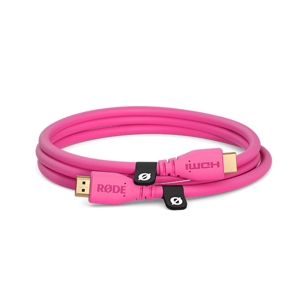 RODE HDMI CABLE 15P - Kabel 1.5m różowy
