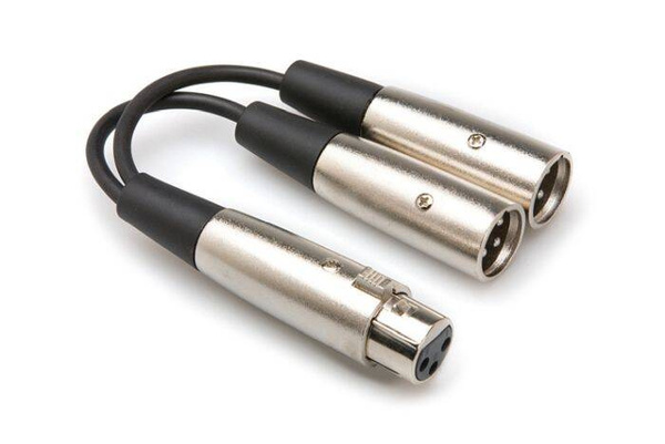 Hosa - Kabel typu Y XLRf - 2 x XLRm