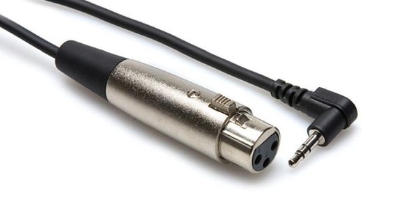 Hosa - Kabel do kamer XLRf - TRS R 3.5mm 1.5m
