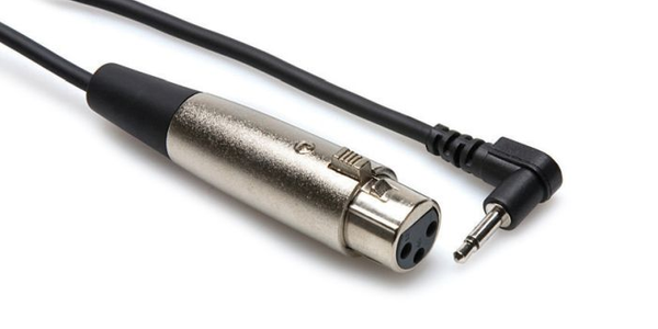 Hosa - Kabel do kamer XLRf - TS R 3.5mm 1.5m