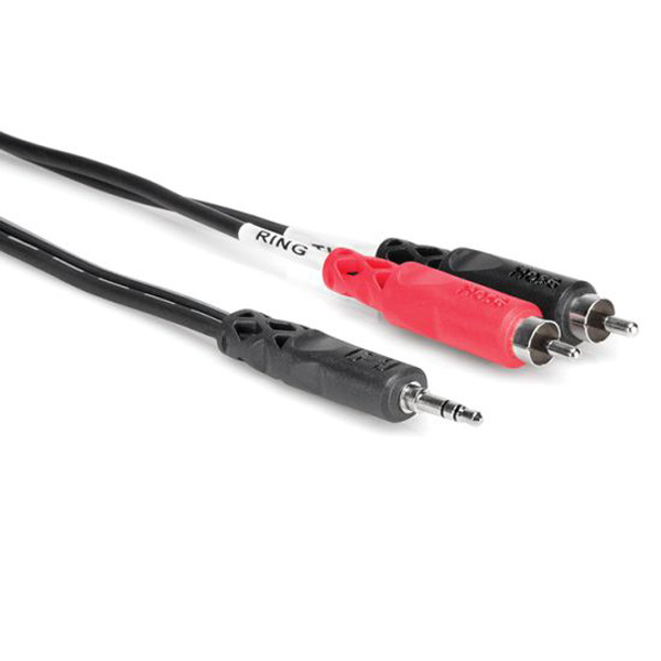 Hosa - Kabel breakout TRS 3.5 - 2 x RCA 3m