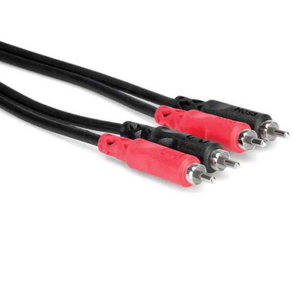 Hosa - Kabel 2 x RCA - 2 x RCA 1m