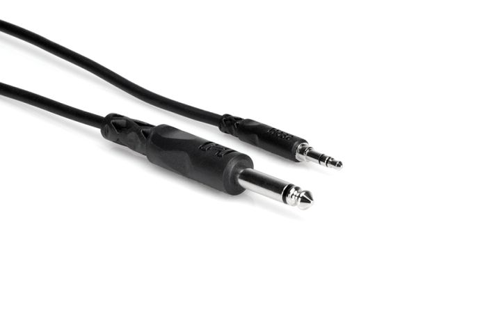 Hosa - Kabel TS 6.35mm - TRS 3.5mm 0.91m