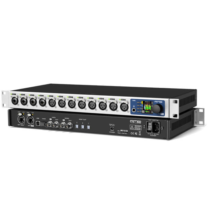 RME 12mic - Preamp mikrofonowy z AVB i MADI