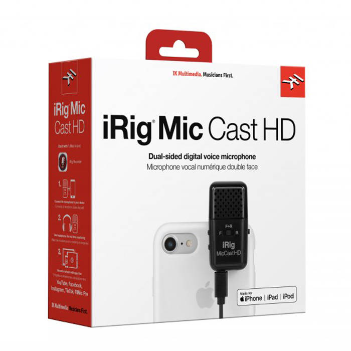 IK iRig Mic Cast HD -  Mikrofon poj. iOS/ Android